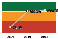  Evolution de l'activité